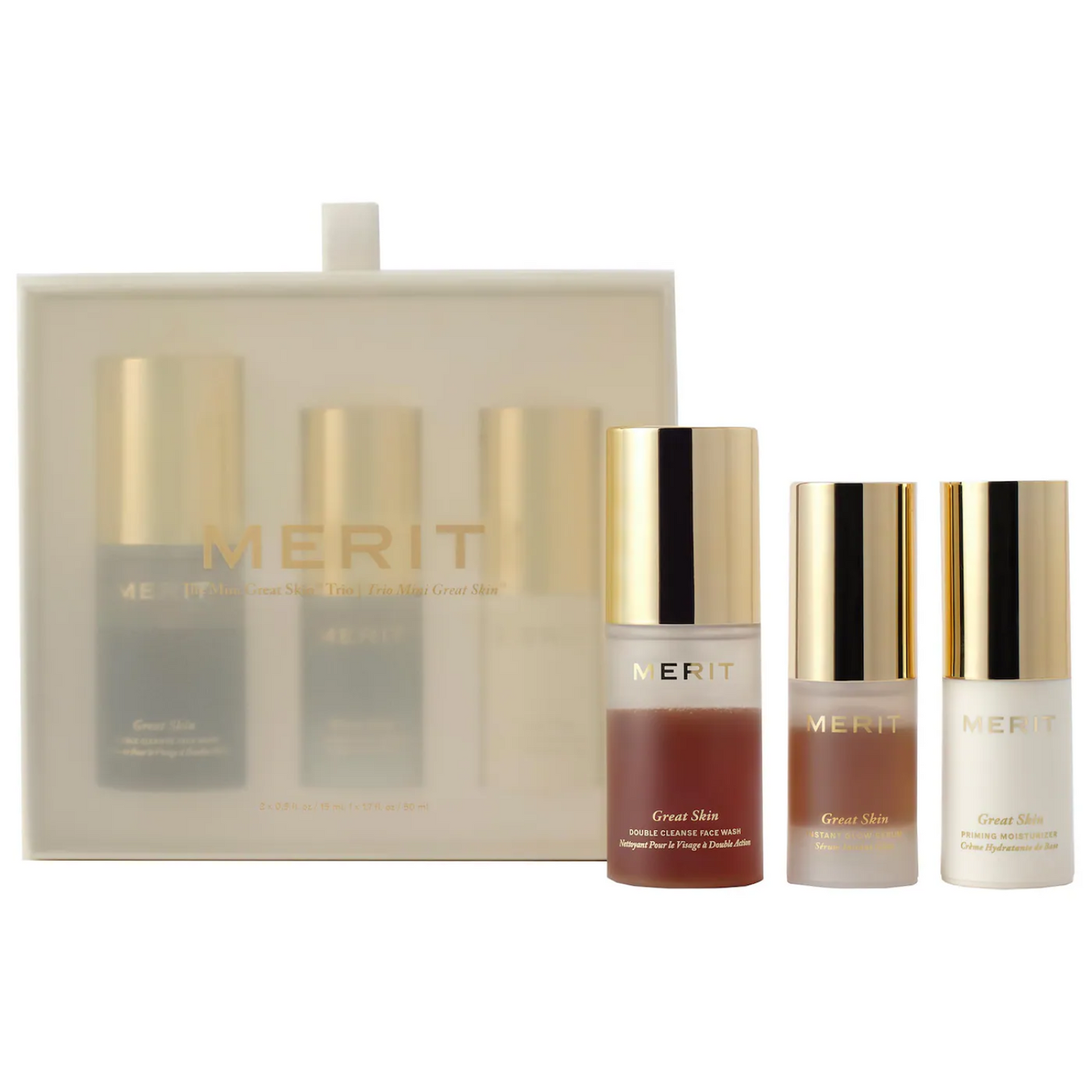 (Preorden) MERIT Mini Great Skin Skincare Essentials Gift Set