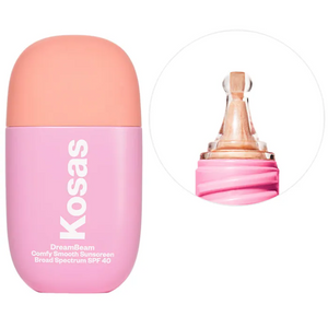 (Preorden) Kosas DreamBeam Silicone-Free Mineral Sunscreen SPF 40 with Ceramides and Peptides