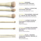 (Preorden) Morphe Buttery Blends 6-Piece Travel Brush Set