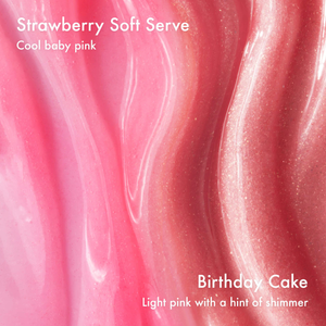 (Preorden) Summer Fridays Sweet Pink Duo with Birthday Cake + Strawberry Soft Serve Lip Butter Balm
