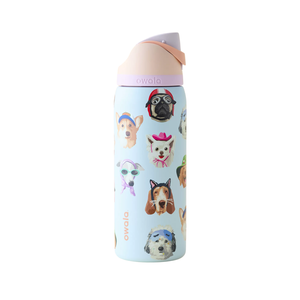 (Preorden) Owala UO Exclusive Dog Collage FreeSip 32 oz Water Bottle