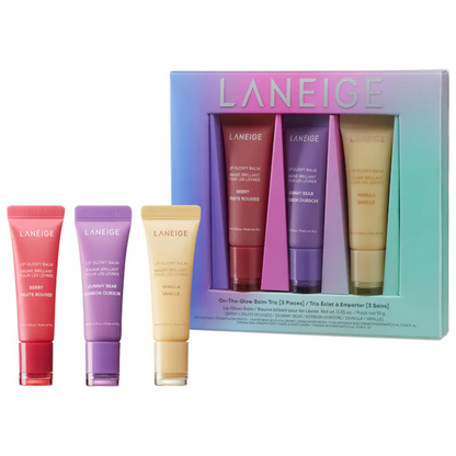 (Preorden) LANEIGE On-the-Glow Lip Balm Trio