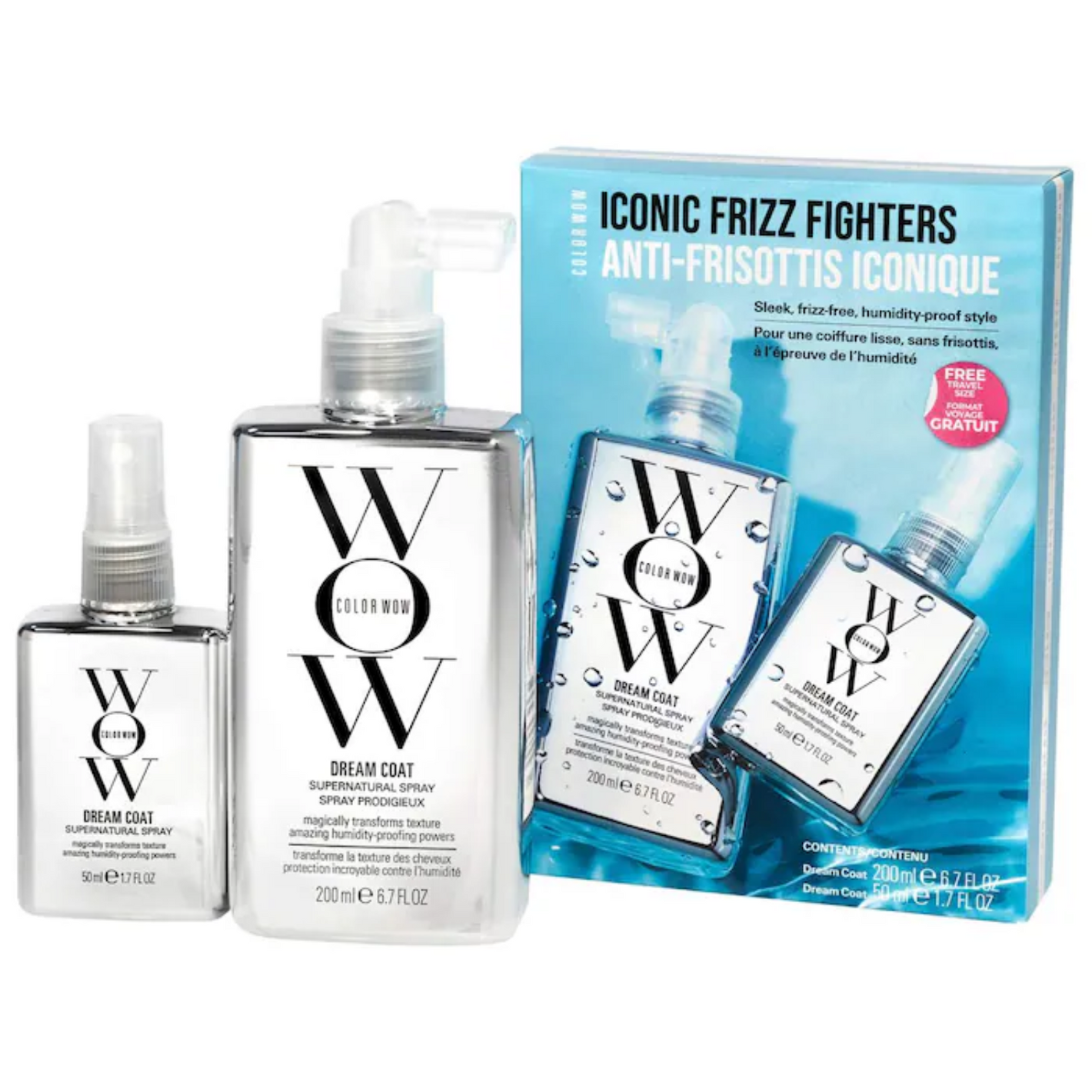 (Preorden) COLOR WOW Dream Coat Iconic Frizz Fighters Hair Duo Value Set