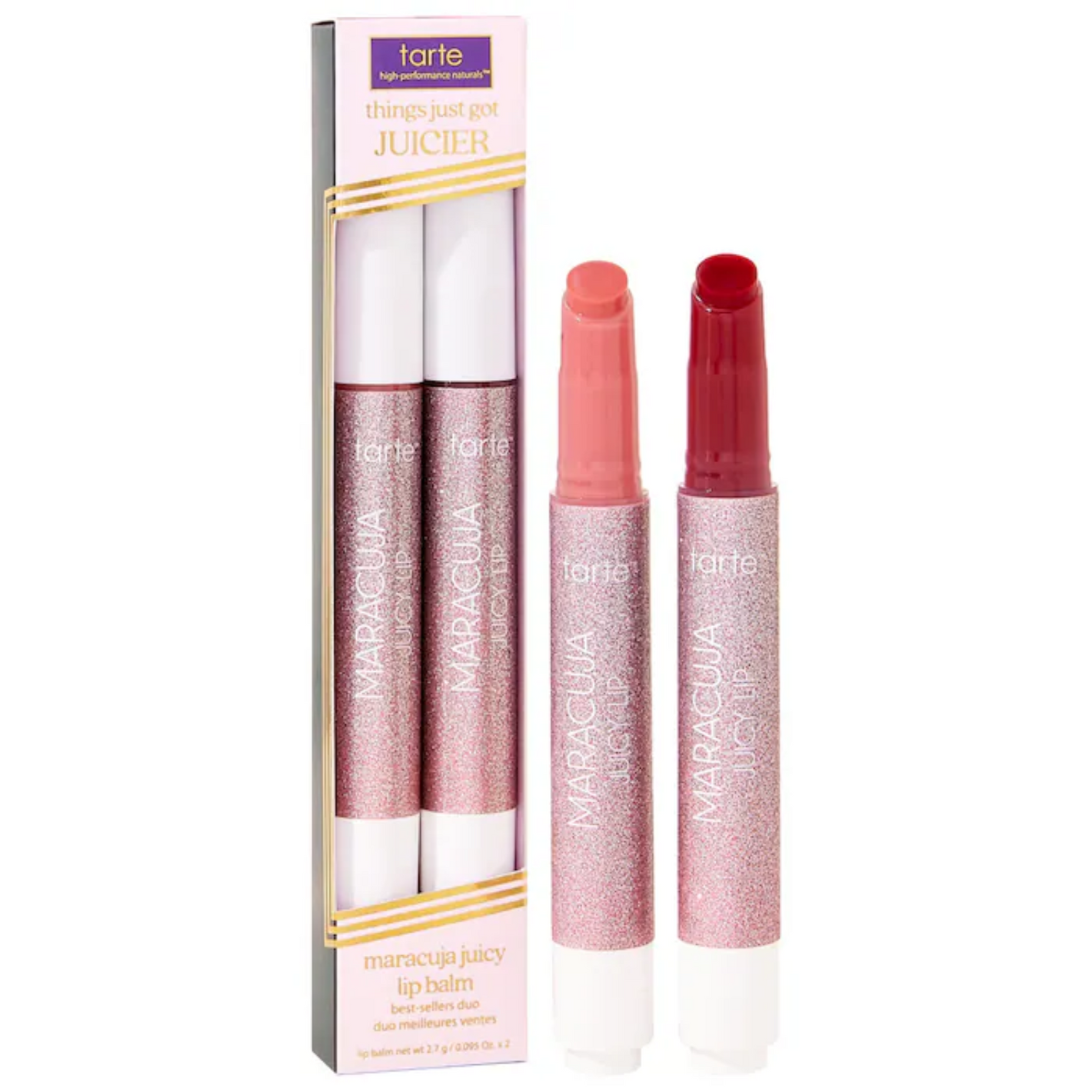 (Preorden) tarte Maracuja Juicy Lip Balm Best Sellers Duo