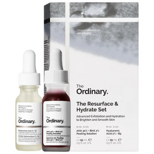 (Preorden) The Ordinary The Resurface & Hydrate Set with Hyaluronic Acid + AHA