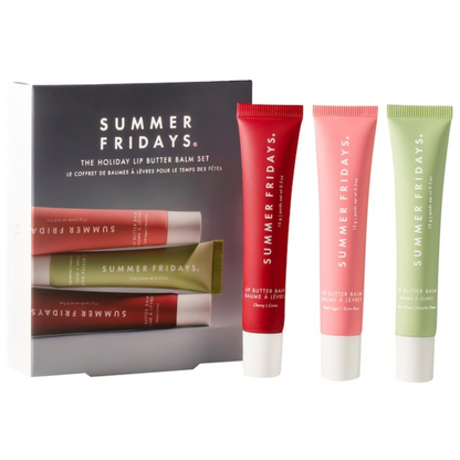 (Preorden) Summer Fridays The Holiday Lip Butter Balm Set