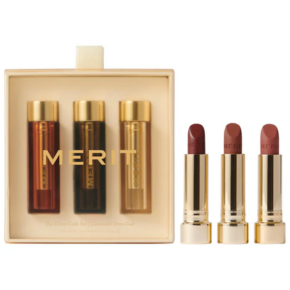 (Preorden) MERIT The Dress Code Lipstick Set