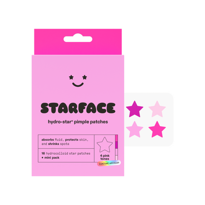 Starface Hydro-Stars Pink Hydrocolloid Pimple Patches Mini Pack