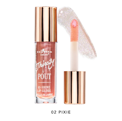 Italia Deluxe Thirsty Pout Hi-Shine Lip Gloss