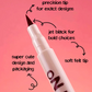 Italia Deluxe On Point! Waterproof Felt Tip Liner