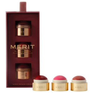 (Preorden) MERIT The Mini Flush Blush Balm Trio