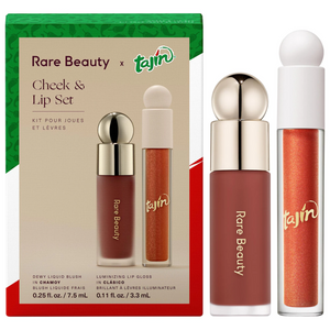 (Preorden) Rare Beauty x Tajin Soft Pinch Liquid Blush & Positive Light Luminizing Lip Gloss Duo Set