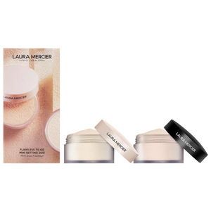 (Preorden) Laura Mercier Flawless To Go Mini Setting Powder Duo