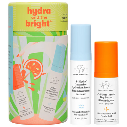 (Preorden) Drunk Elephant Hydra and the Bright™ Serum Duo