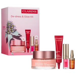(Preorden) Clarins Multi-Active Anti Aging Set for Lines, Pores, Glow