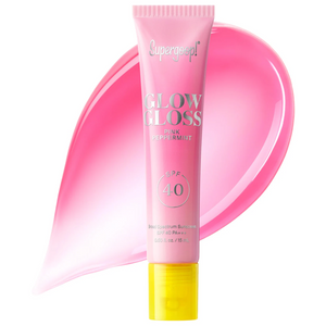 (Preorden) Supergoop! Glow Gloss SPF 40 Lip Balm with Peptides and Shea Butter