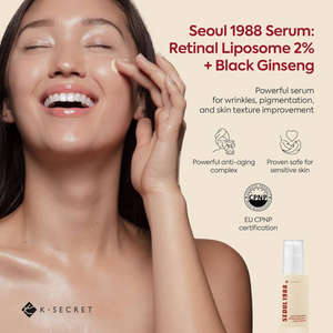 (Preorden) KSECRET SEOUL 1988 Serum Retinal Liposome 2% + Black Ginseng