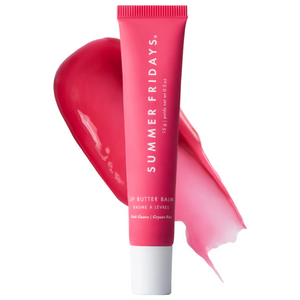(Preorden) Summer Fridays Lip Butter Balm Treatment for Hydration + Nourishing Shine - Pink Guava
