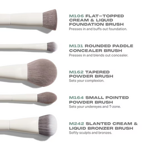 (Preorden) Morphe Portrait Mode 5-Piece Face Brush Set
