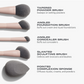 (Preorden) Morphe Face Shaping Essentials Bamboo & Charcoal Infused Face Brush Set
